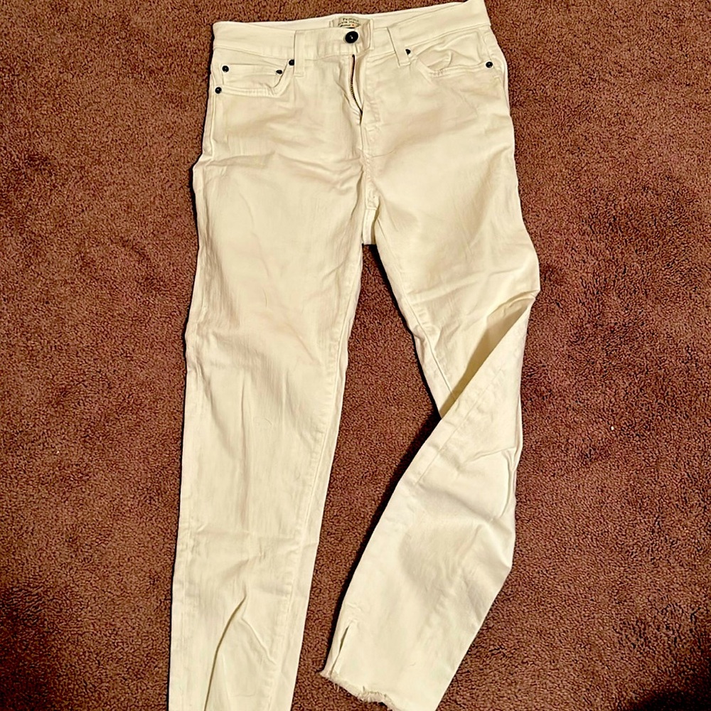 Cream colored jeans